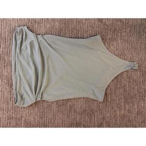 Express Light Blue Off-Shoulder Bodysuit Size Small